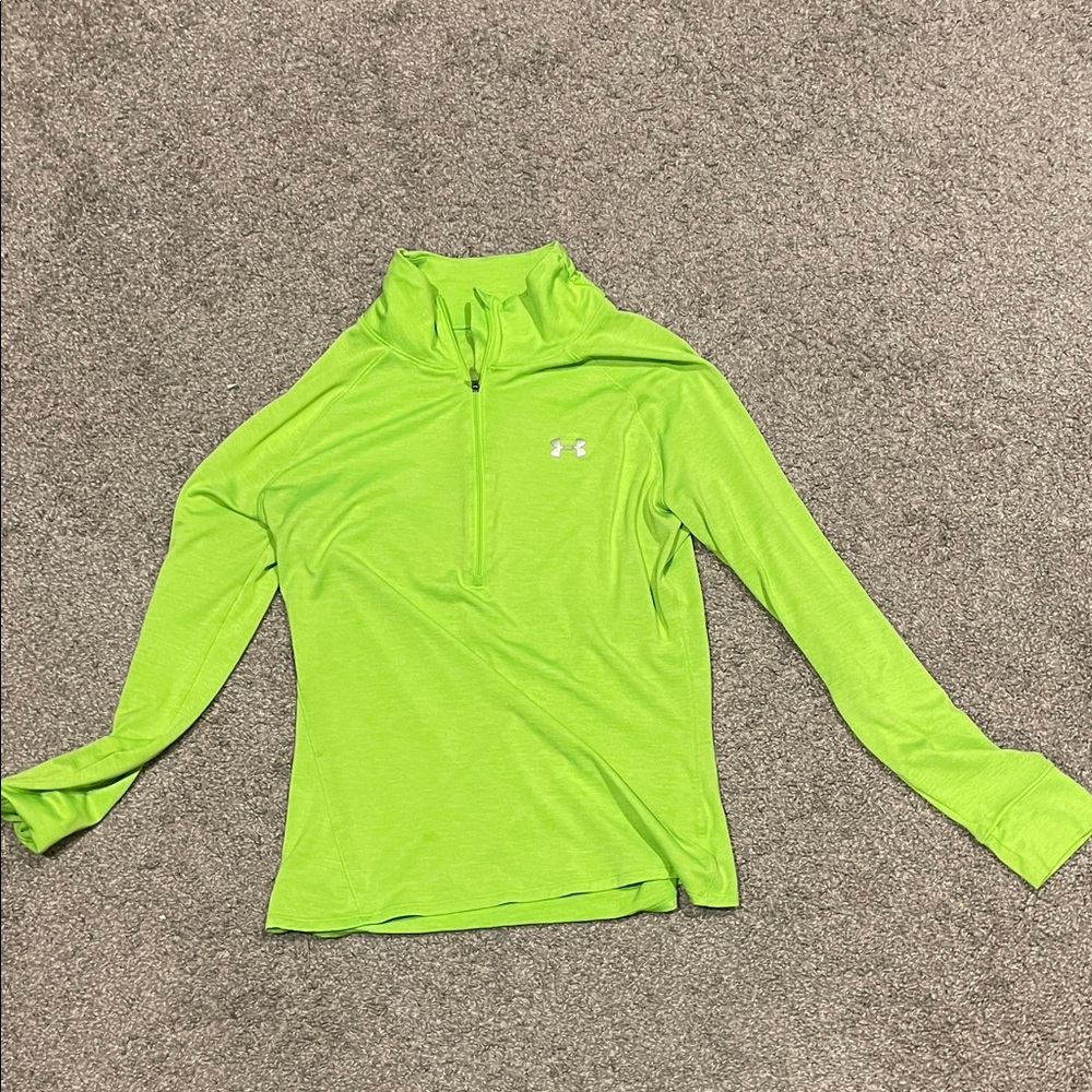 Under Armour Lime Green Performance Pullover